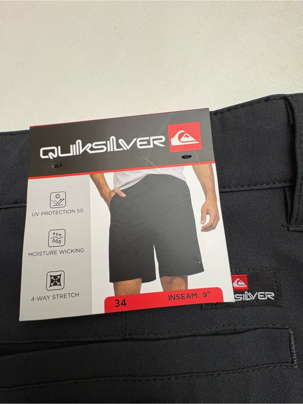 Quiksilver Men's Black Hybrid Shorts